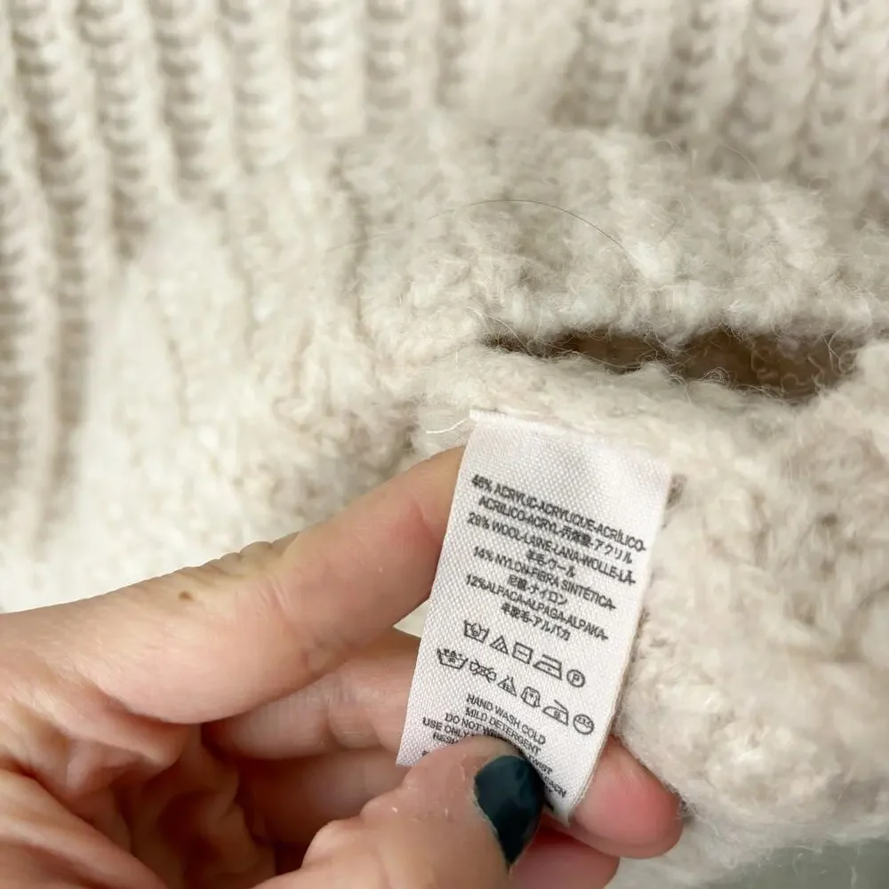 Free People Fluffy Fox Oversized Sweater